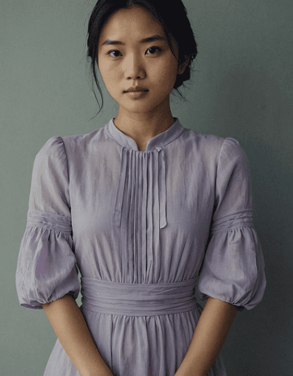 Lilac pintuck midi